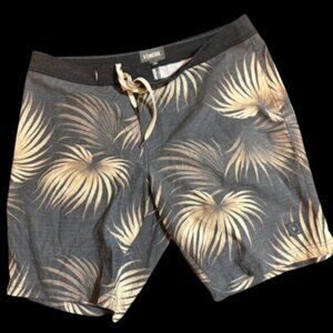 LINKSOUL Men’s Hybrid Palm Tropical Swim Boardshorts